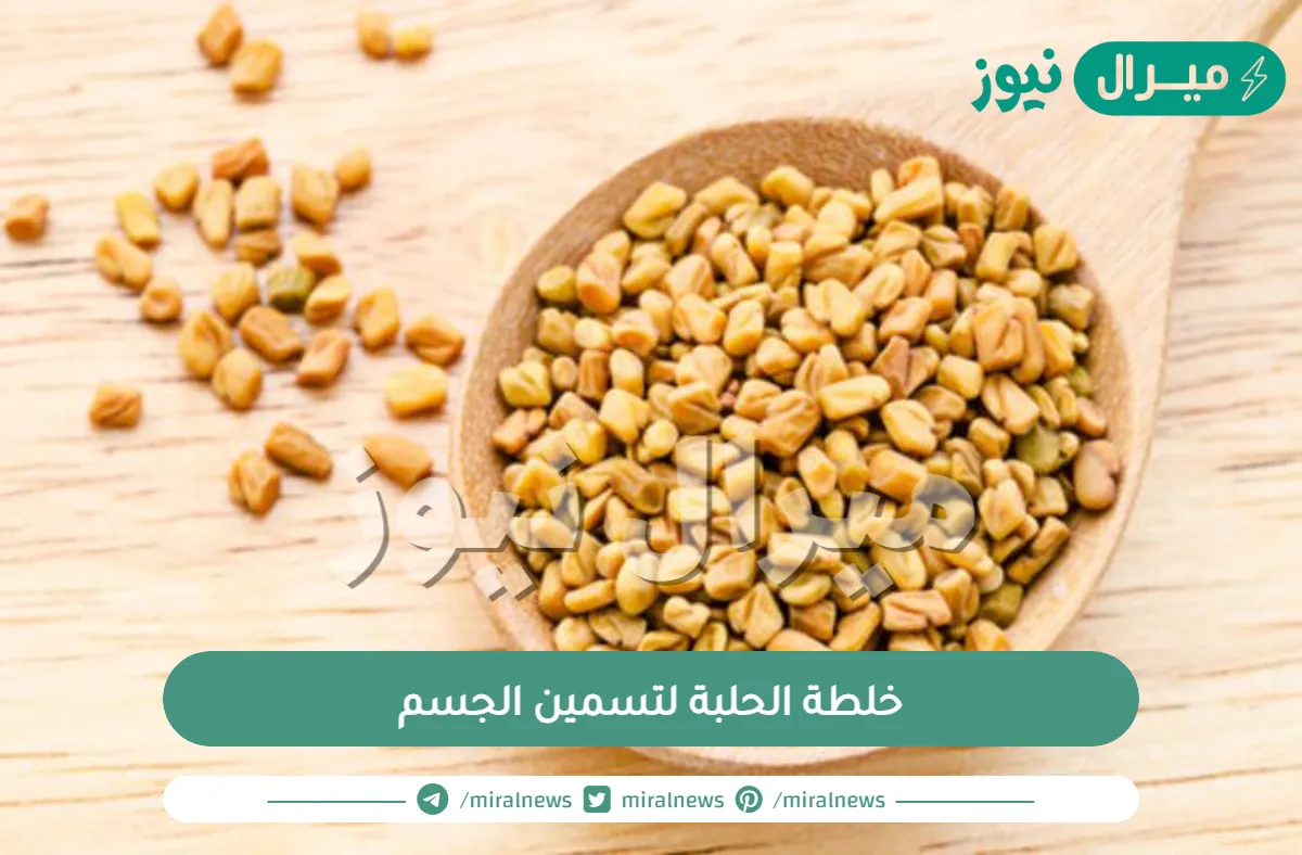 خلطة الحلبة لتسمين الجسم في أيام