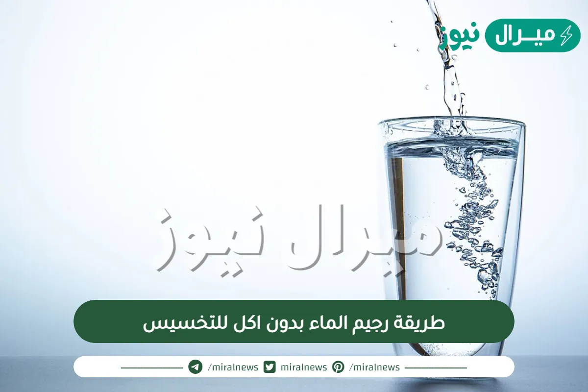 طريقة رجيم الماء بدون اكل للتخسيس