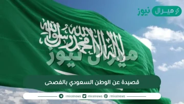 قصيدة عن الوطن السعودي بالفصحى