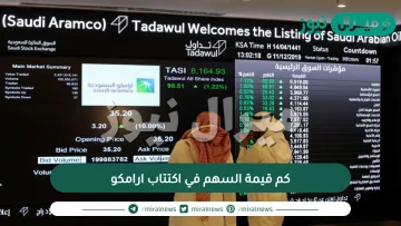كم قيمة السهم في اكتتاب ارامكو