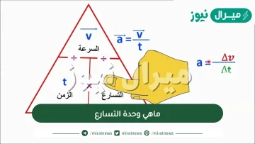 ماهي وحدة التسارع