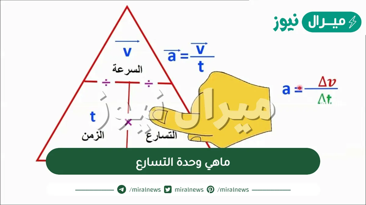 ماهي وحدة التسارع