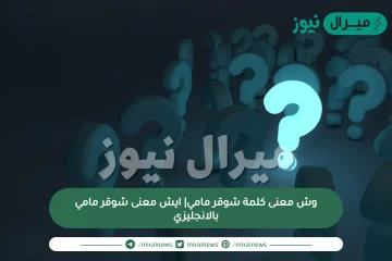 وش معنى كلمة شوقر مامي| ايش معنى شوقر مامي بالانجليزي