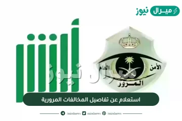 استعلام عن تفاصيل المخالفات المرورية