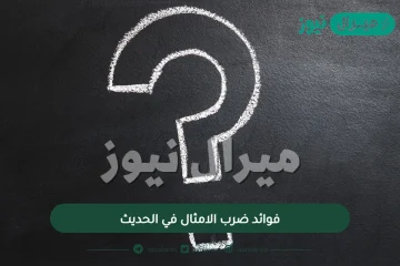 فوائد ضرب الامثال في الحديث