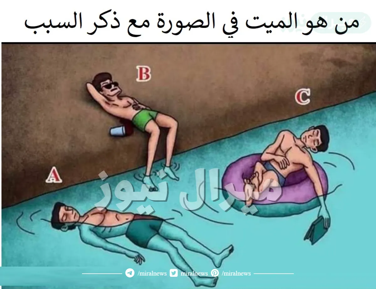 من هو الميت مع ذكر السبب لغز