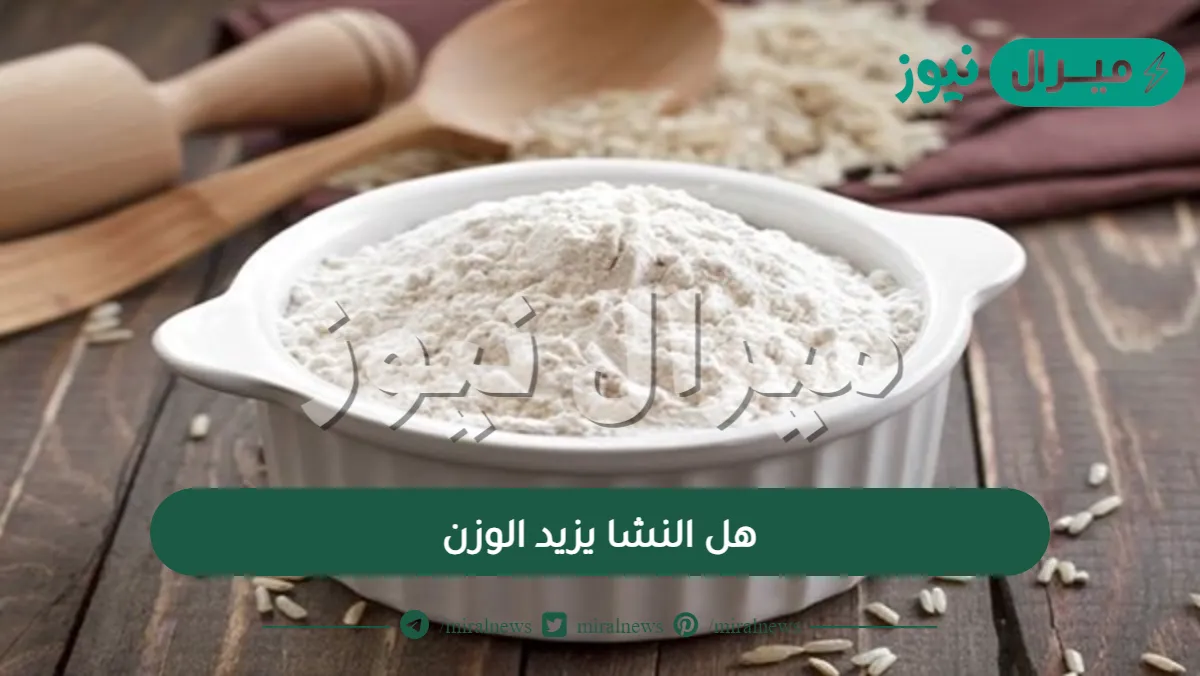هل النشا يزيد الوزن