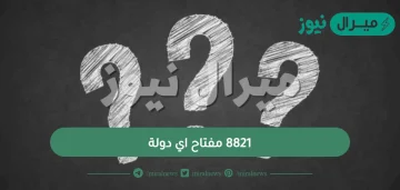 8821 مفتاح اي دولة