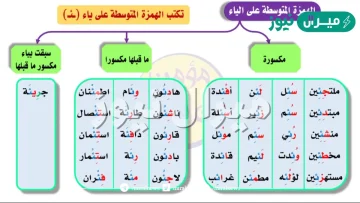 الزئبق رسمنا الهمزة على الياء بسبب