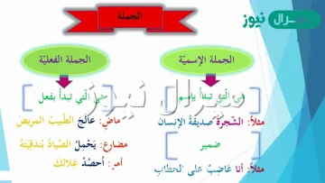 الفرق بين الجملة الاسمية والفعلية