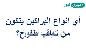 اي انواع البراكين الاتيه يتكون من تعاقب طفوح