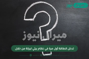 تدخل الطاقة أول مرة في نظام بيئي لبركة من خلال