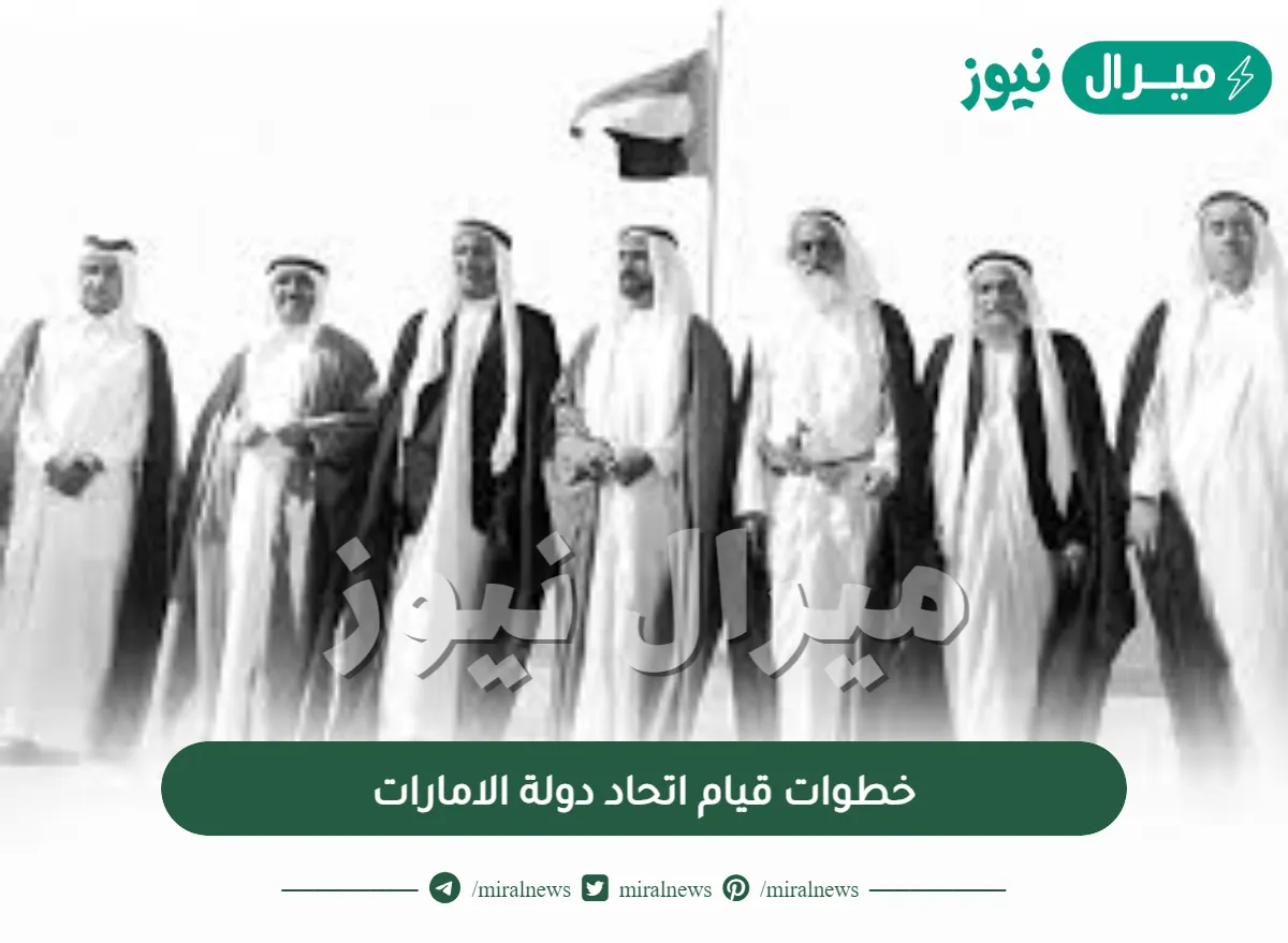 خطوات قيام اتحاد دولة الامارات