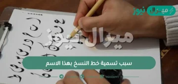 سبب تسمية خط النسخ بهذا الاسم؟