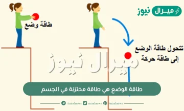 طاقة الوضع هي طاقة مختزنة في الجسم