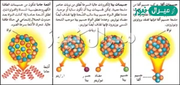 عادة ما ينبعث في اثناء التحلل الاشعاعي