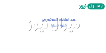 عدد المقاطع الصوتيه في كلمة تربطنا