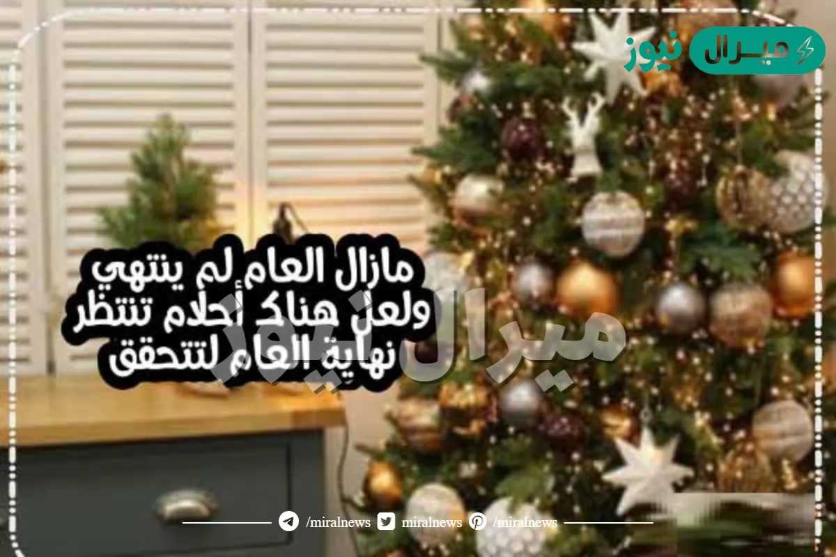 كلام جميل عن العام الجديد