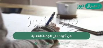 من أدوات نفي الجملة الفعلية