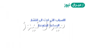 من الاسباب التي ادت الى انتشار الوسائط المتعددة كونها