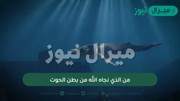 من الذي نجاه الله من بطن الحوت