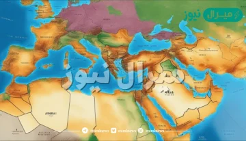 يبلغ طول الوطن العربي من الشرق إلى الغرب أكثر من