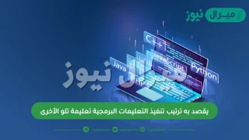 يقصد به ترتيب تنفيذ التعليمات البرمجية تعليمة تلو الأخرى