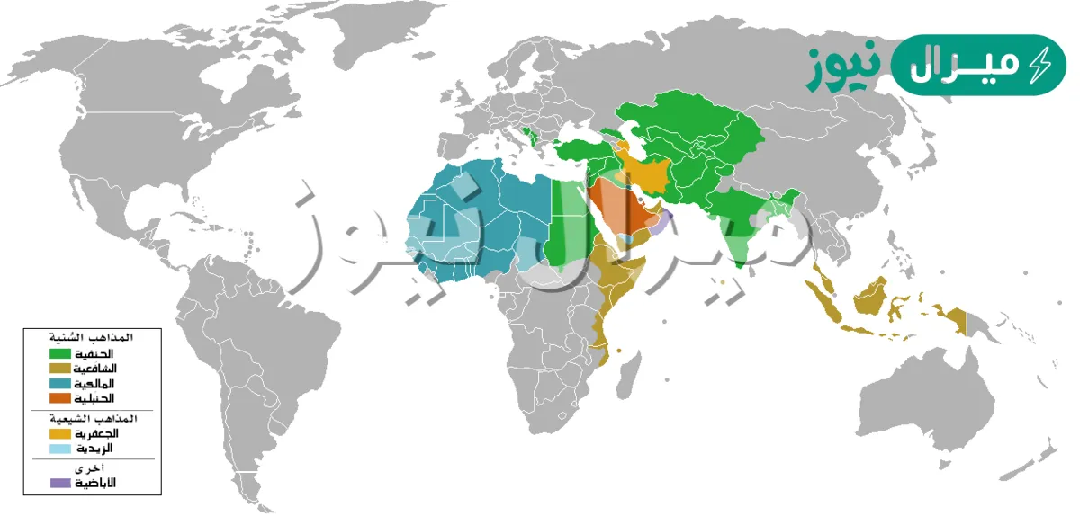 خريطة العالم الاسلامي قديما