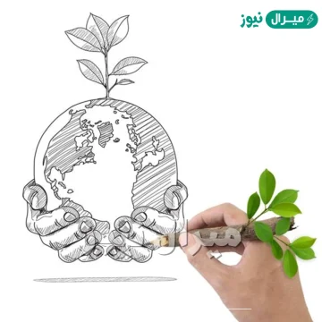 رسومات سهلة عن تغير المناخ ملونة وابيض واسود