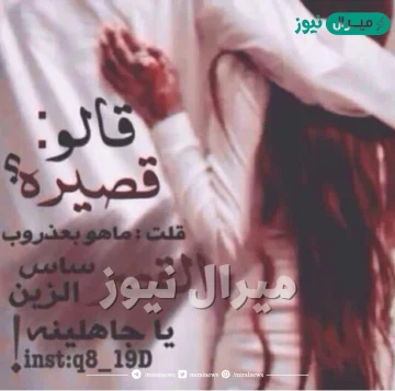 شعر غزل في البنت القصيره