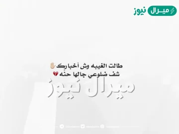 كلمات طالت الغيبة وش اخبارك