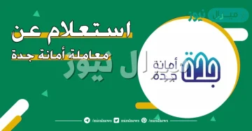 الاستعلام عن معاملة امانة جدة