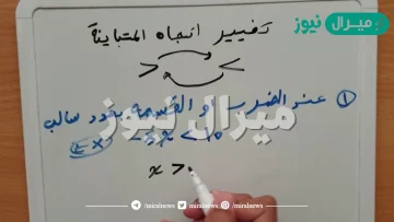 تتغير إشارة المتباينة عند ضربها في عدد سالب