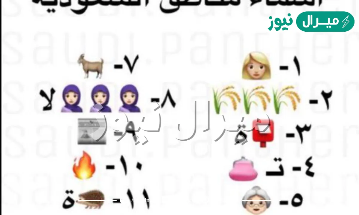 حل لغز الطباخات ما هي الكلمة الدالة عليها الرموز