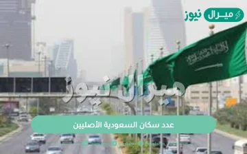 عدد سكان السعودية الأصليين