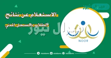 الاستعلام عن نتائج نور بالسجل المدني