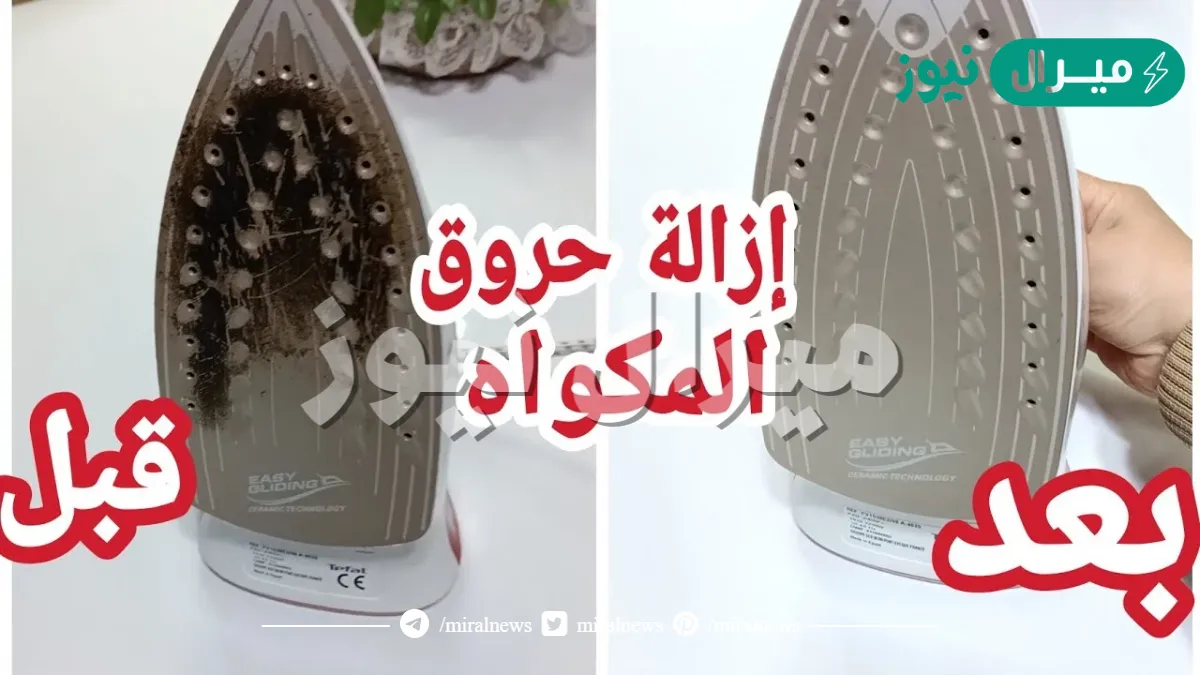 هتبقى زي الفل.. طريقة تنظيف المكواة البخار من الحروق والترسبات والجير بمكون موجود في مطبخك بدون تعب أو مجهود هترجع كأنك لسه شرياه