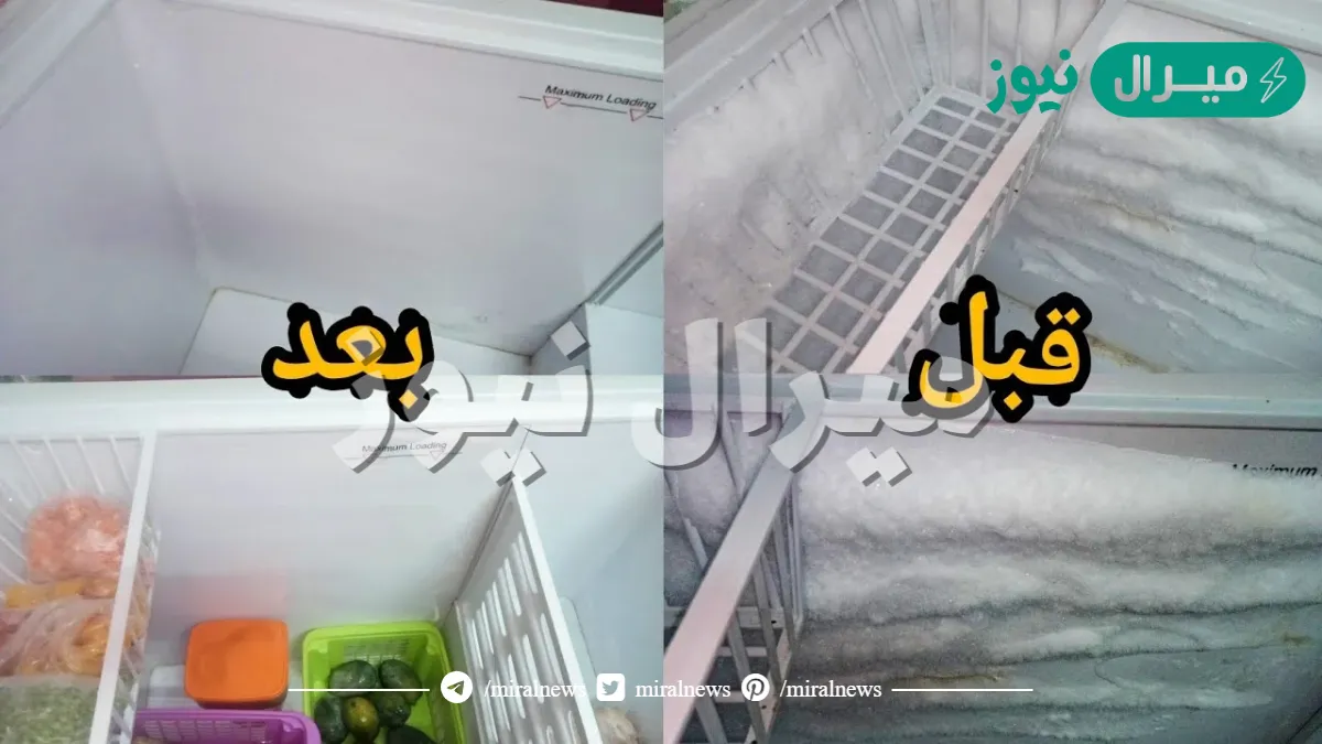 متشليش هم ياست الكل.. فكرة عبقرية للتخلص من الثلج المتراكم في الفريزر بمكون ميخطرش على بالك بدون خدش أو كسر