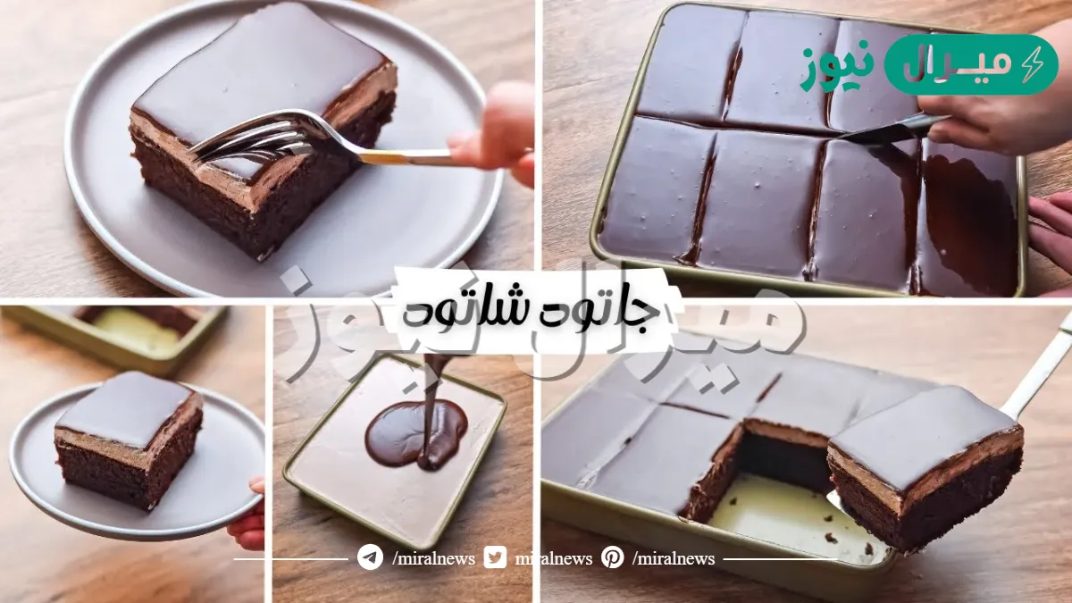 حضري الجاتوه شاتوه بكل سهولة في الخلاط وببيضتين بس والصوص منه فيه والطعم في منتهى اللذاذة