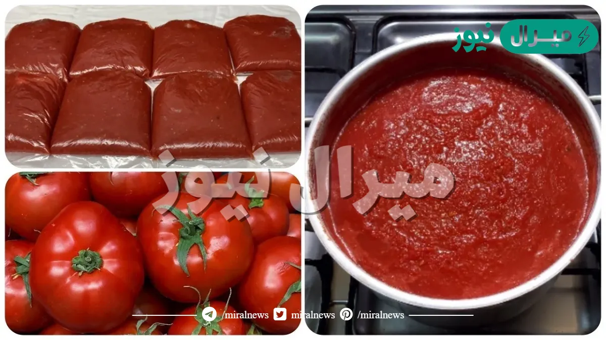 خزني الطماطم في الفريزر لفترة طويلة وبدون ما تبوظ بطريقتي تعالي أقولك عليها