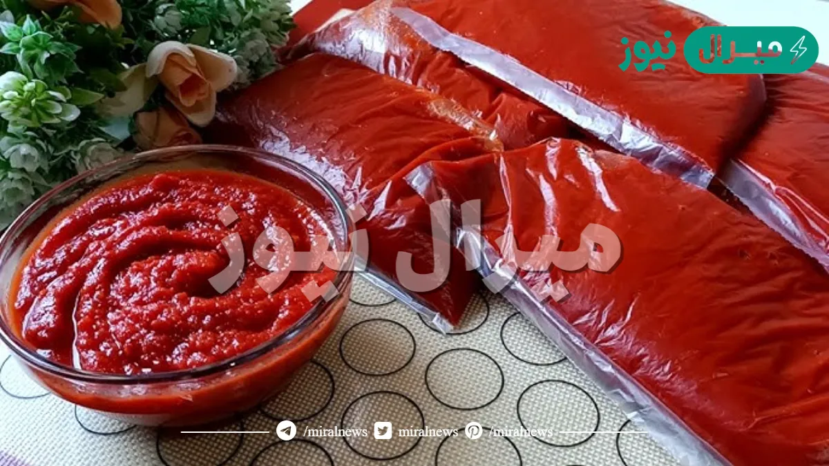 بسر اكبر المصانع.. طريقة عمل صلصة الطماطم زي المحلات بسهولة بقوام تقيل ومتماسك هتعمليها كل يوم من حلاوتها وجمالها