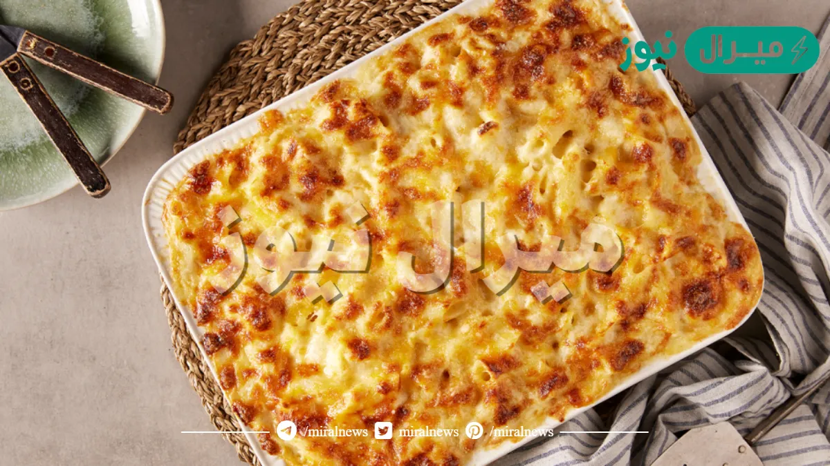 اعمليها بطريقة سهلة.. طريقة عمل صينية المكرونة بالبشاميل في البيت