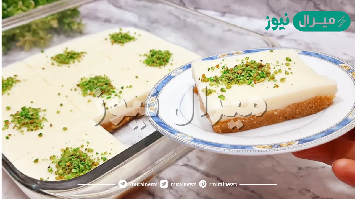 حلويات الخمس دقائق كاسات السميد الباردة بدون فرن تحلية اقتصادية في الصيف