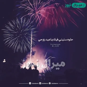 حلوه سنيني فيك ياعيد روحي كلمات