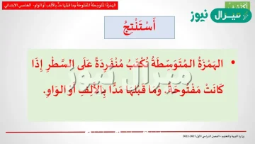 إذا كانت الهمزة مفتوحة وما قبلها حرف المد الواو فأنها تكتب على