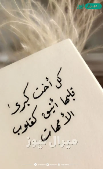 عبارات عن الأخت الكبيرة