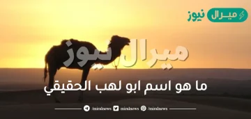 ما هو اسم ابو لهب الحقيقي
