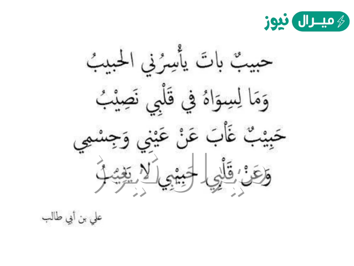 اقوال الامام علي عن الحب مكتوبة