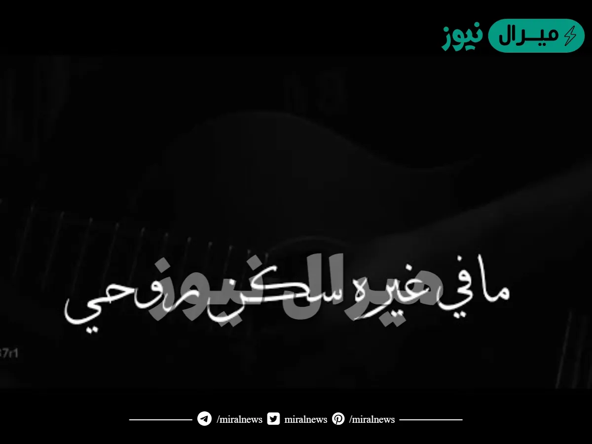 كلمات اغنية مافي غيره سكن روحي