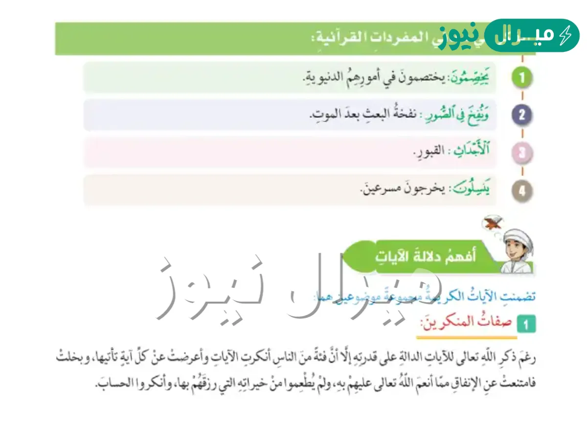 موقف غير المؤمنين من البعث